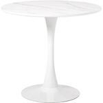 カフェテーブル 丸型 円形【 選べる3サイズ 直径60/70/80cm 】スチール シンプル おしゃれ チューリップテーブル ラッパ脚 萩原