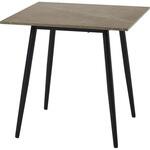 大理石調 ダイニングテーブル 正方形 幅75cm おしゃれ ホテルライク モダン モノトーン 2人掛け 萩原