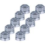 角型ハブナットカバー クロームメッキ 10個入 JET INOUE(ジェットイノウエ)