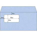 窓つき封筒 A4三ツ折用(長6)