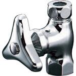 ストレート形止水栓 本体・ナット付 KVK