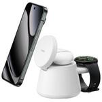 UltraCharge Qi2 25W 3-in-1 モジュール式充電ドック ホワイト BELKIN(ベルキン)