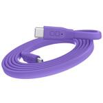 Flex Spiral Cable C to C 1m パープル CIO