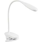 LEDクリップライト 学習用 370lm 3段階調色 Ra95 USB ホワイト オーム電機