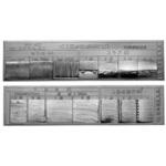 ガス溶断面粗さ標準片 日本金属電鋳