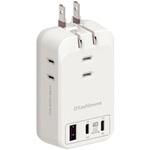 電源タップ PD65W USB-A自動認識リバーシブル カシムラ