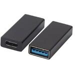 USB-A(メス)⇔Type-C(メス)変換アダプタ ルーメン