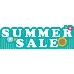 NEWスチレンボードポップ SUMMER SALE グリーンクロス