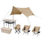 キャンプ用品6点セット3人用ロータイプ アイリスオーヤマ
