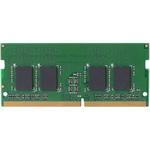 増設メモリ ノートPC用 DDR4-2400 PC4-19200 S.O.DIMM 260pin 6年保証 エレコム