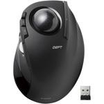 トラックボールマウス ワイヤレス 無線 USB 8ボタン 人差し指 チルトホイール搭載 高性能 DEFT エレコム