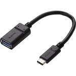 USBケーブル タイプC変換 [USB A to Type-C] USB3.1 ブラック エレコム