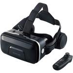 VRゴーグル ヘッドホン一体型 VRリモコン スマホ 4.8～7インチ対応 エレコム