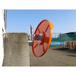 EA724ZY-102 Φ800mm 凸面ミラー(丸型・壁面用/ステンレス製) エスコ