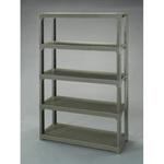 EA976AL-45 1200x450x1800mm/5段 プラスチック棚(OD色) エスコ