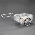 EA520AG-31 900x600mm リヤカー・折畳式(アルミ製/ノーパンクタイヤ) エスコ