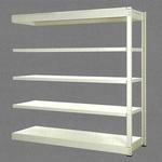 EA976DN-180RB 1790x450x1800mm/150kg/5段 スチール棚(連立用) エスコ