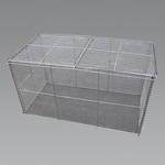 EA995AA-542 1200x600x650mm/ 468L ダストボックス(ステンレス製) エスコ