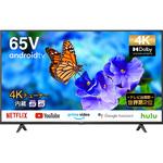 【新品】TCL 液晶テレビ 65V型 4Kチューナー内蔵 65P615 65P615 【65V型】【4Kチューナー内蔵】液晶テレビ 1個 TCL