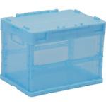 - 折りたたみコンテナ フタ一体型 スケルトンタイプ モノタロウ 74032824