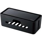 ケーブルボックス コードボックス タップ 4～6個口 スタンド付 コンパクト 延長コード コードホール×6 エレコム