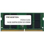 PDN4/3200-16GX2 32GB(16GB 2枚組)DDR4-3200 260PIN SODIMM プリンストン