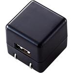 スマホ充電器 AC充電器 1A出力 USB×1ポート 小型 USBコンセント タブレット iPod iPhone エレコム