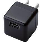 スマホ充電器 AC充電器 1.8A出力 USB×1ポート 急速 小型 USBコンセント タブレット iPod iPhone エレコム