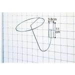 61-132-8-2 ネット用帽子掛け 直径18cm アズワン