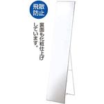 61-133-8-1 ローコストスタンドミラー(鏡厚3mm) スタンドミラー アズワン