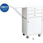 木製作業台 収納付き 錠無し アズワン