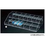 小物ボックス W89.8cm 2段 アズワン ディスプレイボックス 【通販