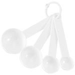 118A 計量スプーン(小)4pcセット ヘッター付 千羽鶴印(エンテック)