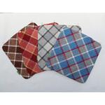 あんしんどこでも防水座布団(織り生地タイプ)チェック柄 丸田シャツ Tetote