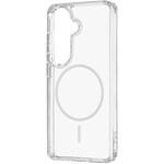 Galaxy S26 耐傷・耐衝撃ハイブリッドケース 「UTILO Hybrid mag」 クリア/ホワイト MSソリューションズ