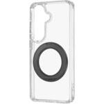 Galaxy S26 耐傷・耐衝撃ハイブリッドケース 「UTILO Hybrid mag swing」 クリア/ブラック MSソリューションズ