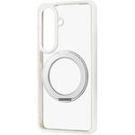 Galaxy S26 耐衝撃ハイブリッドケース 「Velta mag swing」 オフホワイト MSソリューションズ