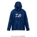 DE-3726 ボートゲームフーディーシャツ オーシャンヘイズカモ DAIWA(ダイワ)[船舶用品・漁業資材]