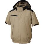 空調風神服半袖ブルゾン(サイドファン) 空調風神服