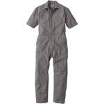 コットンリネンツナギ 半袖 ブラックヒッコリー GRACE ENGINEER’S