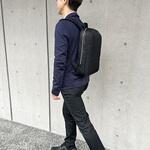 薄型シンプルビジネスリュック-クロ 平野鞄