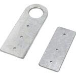 スポットクーラー用オプション 吊下げ金具(2枚組) 日動工業