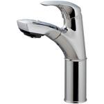 シングルレバー引出し混合栓(トール) カクダイ