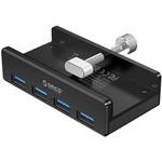 USB3.0ハブ 4ポート クランプ固定式 電源供給ポート付 ORICO