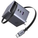 UGREEN 100W GaN卷き取り式ケーブル付き急速充電器 UGREEN