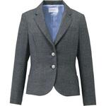 ジャケット(レディス用)19号 EAJ718-65(チャコールグレー) カーシーカシマ