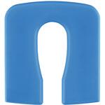 入浴介護チェア用U型シート 7048(ブルー) ウチヱ