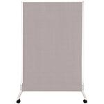両面吸音ローパーティションキャスタ付 W900XH1500MM(ライトグレー 東京ブラインド工業