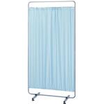 防炎カーテンスクリーン HI-S(90X41X178CM) ブルー 西村製作所