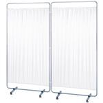 防炎カーテンスクリーン HI-W(181X41X178CM) ホワイト 西村製作所